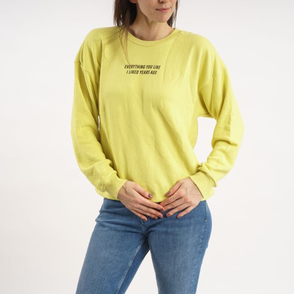 Pull&Bear Női sárga pulcsi